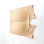 Women’s Seamless Mid-Thigh Butt Lifter Waist Trainer Shorts | High Waist Tummy Control Thigh Shaper Shapewear with Padding | Comfortable Body Shaping Shorts – Beige