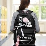 Latest Trendy Women’s Pink Backpack | Lightweight & Durable PU Leather School/College Bag | Adjustable Straps with Dual Handles