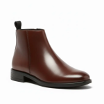 WUGO::Latest  Trendy Men’s Brown Chelsea Boots | Premium Faux Leather Ankle Boots | Comfortable Slip-On Footwear for Men's & Boys