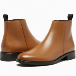 WUGO::Latest Trendy Men’s Tan Chelsea Boots | Premium Faux Leather Ankle Boots | Comfortable Slip-On Footwear for Men's & Boys