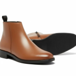 WUGO::Latest Trendy Men’s Tan Chelsea Boots | Premium Faux Leather Ankle Boots | Comfortable Slip-On Footwear for Men's & Boys