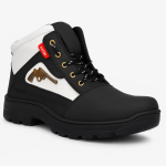 WUGO::Latest Stylish Men’s Black Gun Boots | Premium Faux Leather Ankle Boots | Comfortable Slip-On Footwear for Men's & Boys