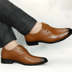 WUGO::Latest Trendy Men Formal Shoes |Tan Derby Shoes| Office Shoes For Men's & Boys