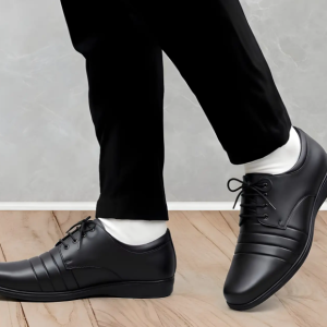 WUGO::Latest Trendy Men Formal Shoes |Black Derby Shoes| Office Shoes For Men's & Boys