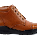 Latest Premium Genuine Mild Leather Police Boots for Men | Heavy Duty Tactical Safety Work Boots | Anti-Slip Durable Industrial & Security Shoes For Men
