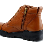 Latest Premium Genuine Mild Leather Police Boots for Men | Heavy Duty Tactical Safety Work Boots | Anti-Slip Durable Industrial & Security Shoes For Men