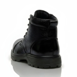 Latest Elite Genuine Mild Leather Police Boots for Men | Heavy Duty Safety Tactical Work Boots | Durable Anti-Slip Industrial Security Shoes For Men