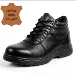 Latest Trendy Genuine Mild Leather Police Boots for Men | Heavy Duty Tactical Safety Boots | Anti-Skid Durable Industrial Work Shoes For Men