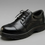 Latest Genuine Mild Leather Police Safety Shoes for Men | Heavy Duty Tactical Work Shoes | Anti-Slip Durable Industrial & Security Shoes For Men