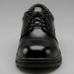 Latest Genuine Mild Leather Police Safety Shoes for Men | Heavy Duty Tactical Work Shoes | Anti-Slip Durable Industrial & Security Shoes For Men