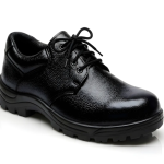 Latest Premium Genuine Mild Leather Police Safety Shoes for Men | Steel Toe Heavy Duty Tactical Industrial Work Shoes | Durable Anti-Skid Security Footwear For Men