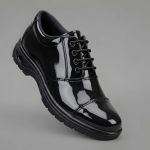 Latest Graceful Genuine Mild Leather Police Safety Shoes for Men | Steel Toe Heavy Duty Tactical Work Shoes | Anti-Slip Industrial Security Footwear For Men
