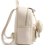 Latest Trendy Women’s Pink Backpack | Lightweight & Durable PU Leather School/College Bag | Adjustable Straps with Dual Handles