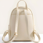 Latest Trendy Women’s Pink Backpack | Lightweight & Durable PU Leather School/College Bag | Adjustable Straps with Dual Handles