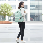 Latest Trendy Women’s Pink Backpack | Lightweight & Durable PU Leather School/College Bag | Adjustable Straps with Dual Handles