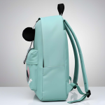 Latest Trendy Women’s Pink Backpack | Lightweight & Durable PU Leather School/College Bag | Adjustable Straps with Dual Handles
