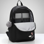Latest Trendy Women’s Pink Backpack | Lightweight & Durable PU Leather School/College Bag | Adjustable Straps with Dual Handles
