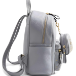 Latest Trendy Women’s Pink Backpack | Lightweight & Durable PU Leather School/College Bag | Adjustable Straps with Dual Handles