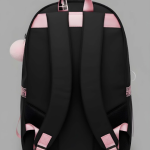 Latest Trendy Women’s Pink Backpack | Lightweight & Durable PU Leather School/College Bag | Adjustable Straps with Dual Handles