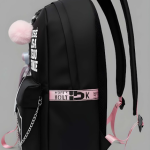 Latest Trendy Women’s Pink Backpack | Lightweight & Durable PU Leather School/College Bag | Adjustable Straps with Dual Handles