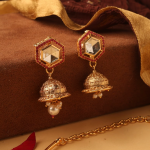 Gold Plated Pota & Crystal Stone Necklace Set