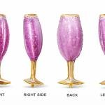 Wine Glass Foil Balloon For Party Decoration Balloon(pack of 1)