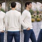 ✨ Men’s Cotton Blend Full Sleeve Regular T-Shirt ✨