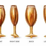 Wine Glass Foil Balloon For Party Decoration Balloon(pack of 1)