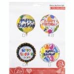 Gorgeous Moment Printed Round Shape Happy Birthday Foil Balloon(pack of 1)