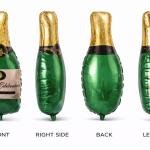 Champagne Bottle Foil Balloon for Party Decorations(pack of 1)