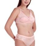 "Women’s Lace Bralette Bra and Panty Set" Non Paded