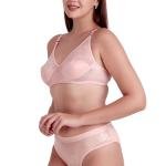 "Women’s Lace Bralette Bra and Panty Set" Non Paded