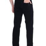 Men’s Mid Rise Baggy Fit Black Jeans for Men | Stretchable Denim Pants with Classic 5 Pocket Design | Casual, Party