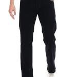 Men’s Mid Rise Baggy Fit Black Jeans for Men | Stretchable Denim Pants with Classic 5 Pocket Design | Casual, Party