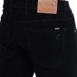 Men’s Mid Rise Baggy Fit Black Jeans for Men | Stretchable Denim Pants with Classic 5 Pocket Design | Casual, Party