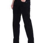 Men’s Mid Rise Baggy Fit Black Jeans for Men | Stretchable Denim Pants with Classic 5 Pocket Design | Casual, Party