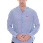 Light Blue Slim Fit Casual Shirt