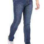 Men’s Blue Regular Fit Jeans for Men | Stretchable Denim Pants with Classic 5 Pocket Design