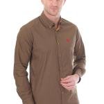 Olive Green Tailored Fit Cotton Casual Shirt for Men | Premium Fabric | Stylish Everyday Wear