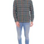 Primarily Multi-Color Checked Relax Fit Casual Shirt for Men