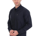 Black Slim Fit Casual Shirt